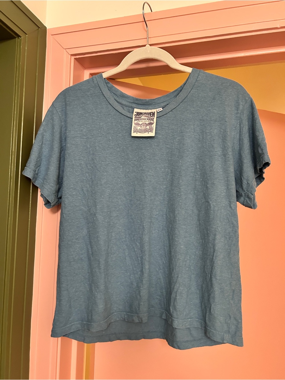 Jungmaven blue tee - M - EUC